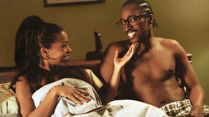 My Baby's Daddy: Eddie Griffin as Lonnie and Paula Jai Parker as Rolonda in bed