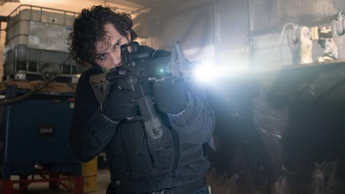 Night Hunter Movie: Marshall holding a rifle
