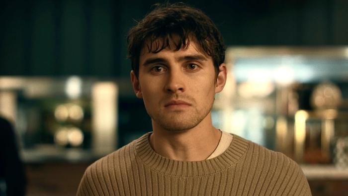 Obsession Movie: Bear (Michael Johnston) has a concerned look on his face.
