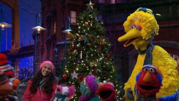 Once Upon a Sesame Christmas TV Special: The Sesame Street gang all around the Christmas tree