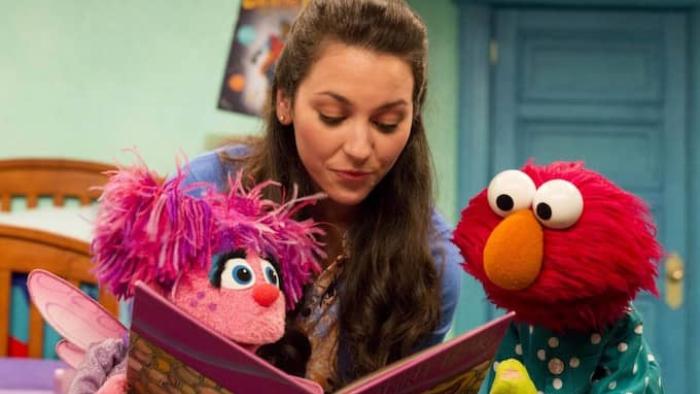 Once Upon a Sesame Christmas TV Special: Abby and Elmo hear a story