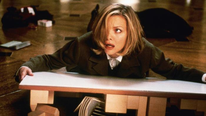 One Fine Day: Michelle Pfeiffer close-up