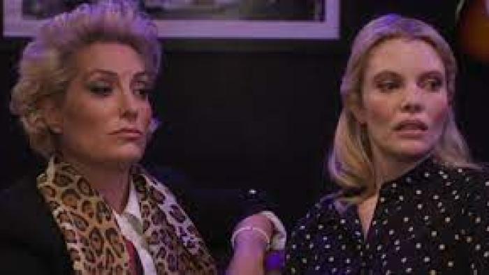 One Year Off: Two White women look unahppy