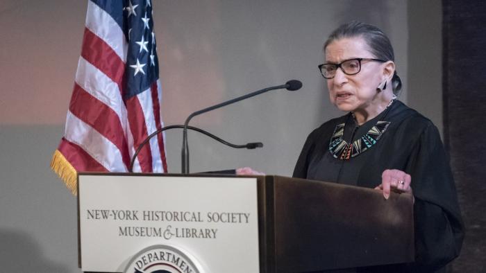 Out of Many, One Movie: Justice Ginsburg Swearing New Citizens In