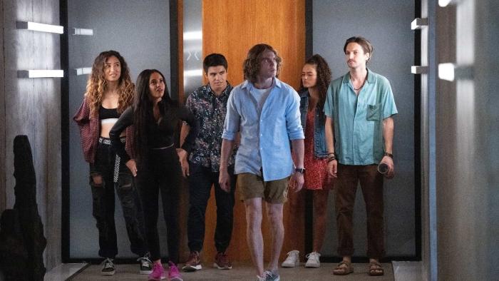 Margaux: A group of six college kids arrive at the smart house.