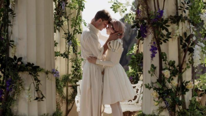 Paradise Hills Movie: Uma and Markus kiss
