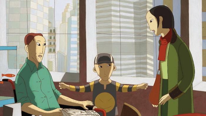 Phantom Boy Movie: Alex, Leo, and Mary in the hospital