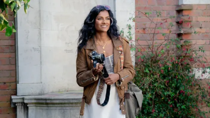 Picture This: Simone Ashley with camera.