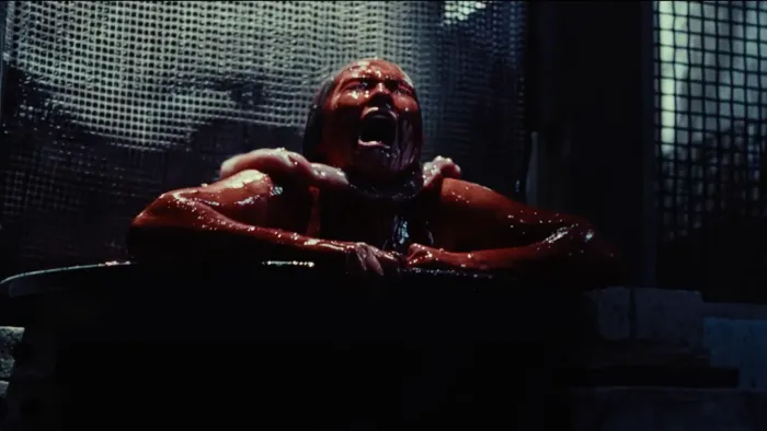 Please Don't Feed the Children: Emerging from a vat of blood and guts.