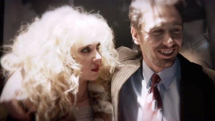 The Pretenders Movie: Victoria and Maxwell at a party