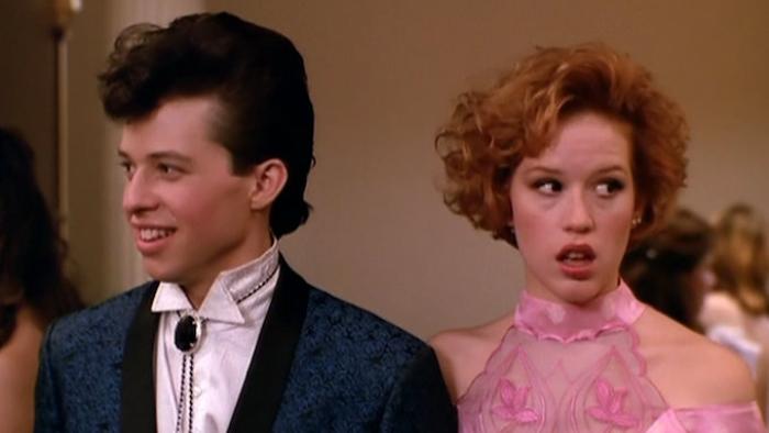 Pretty in Pink Movie: Duckie and Andie at prom