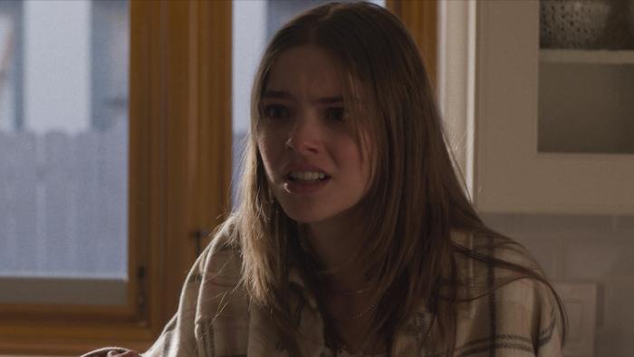 Protector Movie: Nikki's daughter, Chloe (Isabel Myers), argues with her mother (who's out of the frame)