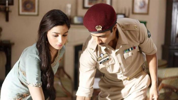 Raazi: Female spy Sehmat with a member of the Pakistan military