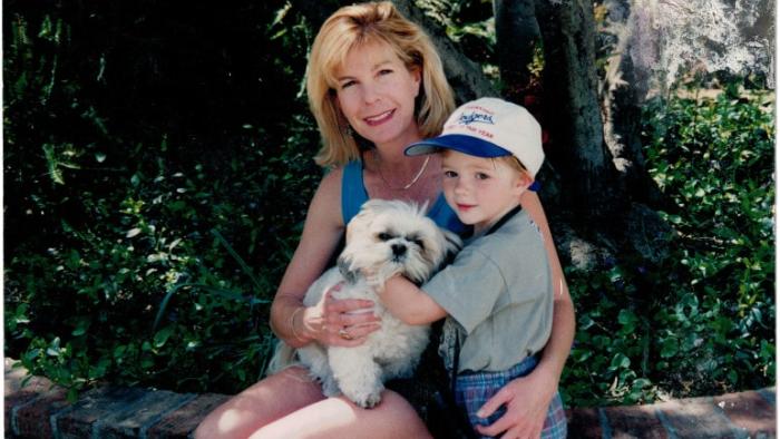 Real Boy Movie: Suzy & young Bennett and a dog