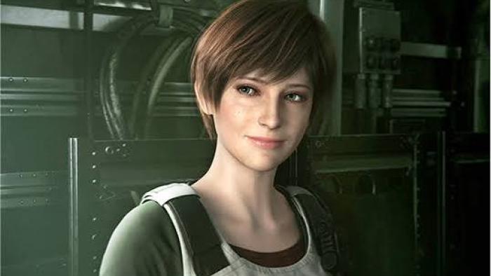 Resident Evil: Vendetta: A smiling character with short hair in a green and white outfit.