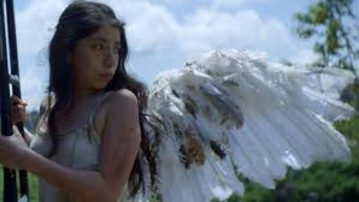 Rita scene 3:  Teen girl with angel wings outside