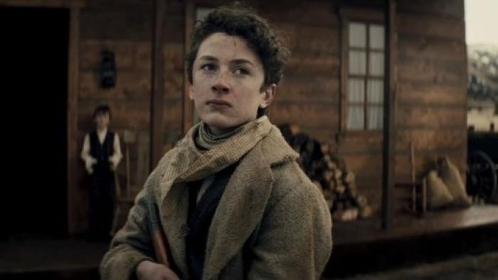 Rust Movie: Lucas (Patrick Scott McDermott) tries to look brave in front of something threatening