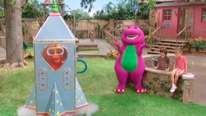 Barney: Let's Go to the Moon Movie: Scene #1