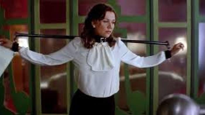 Secretary: Maggie Gyllenhaal spreads arms