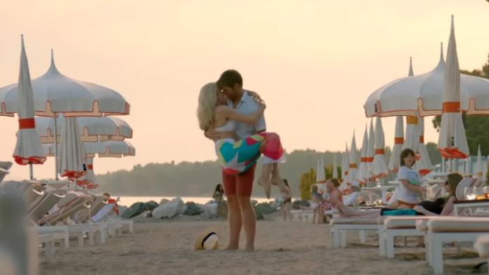 See You Soon Movie: Lana and Ryan embrace on a beach
