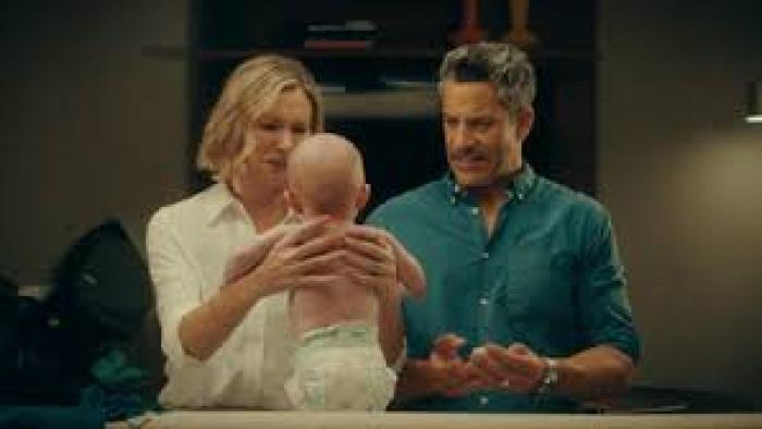 Semi-Soeter: Couple with baby