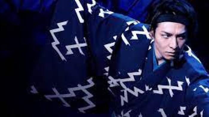 Actor Toma Ikuta in Kabuki stage performance