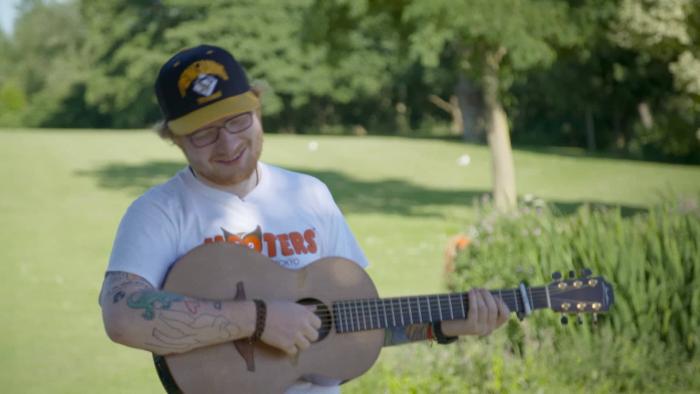 Songwriter Movie: Ed Sheeren playing guitar