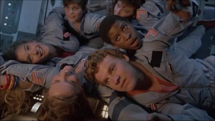 SpaceCamp Movie: The kids look at something awe-inspiring