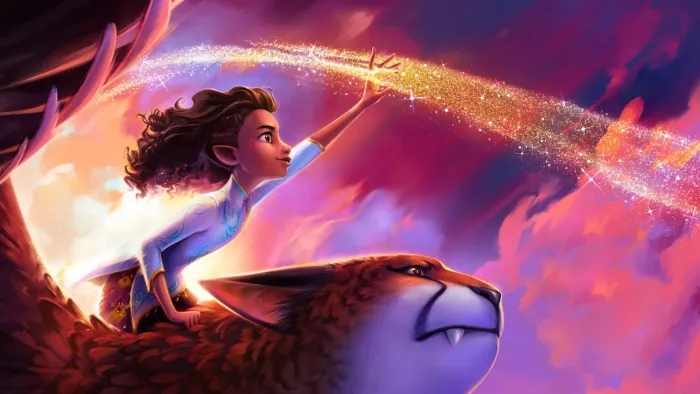 Spellbound: The Princess flies free.