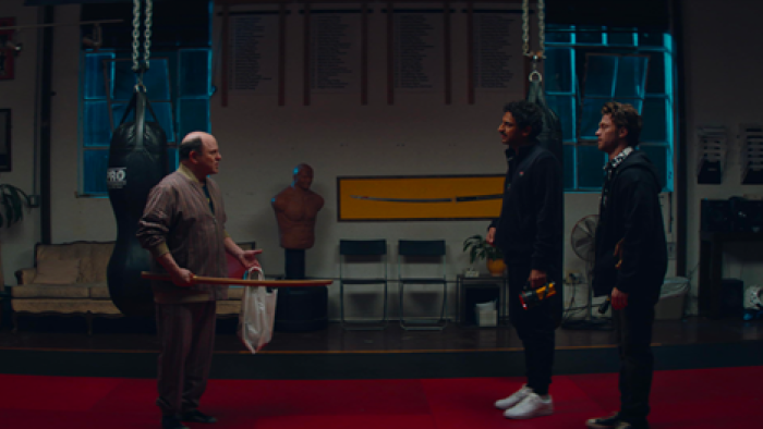 Stealing Pulp Fiction movie: Jason Alexander, Karan Soni, and Jon Rudnitsky face off