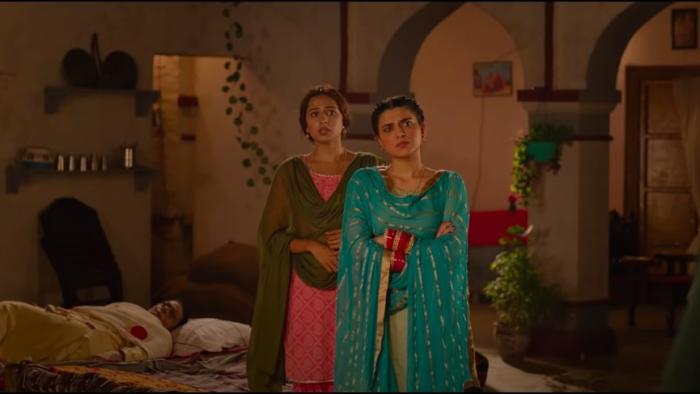 Saunkan Saunkne: Two Indian women scowl following an argument