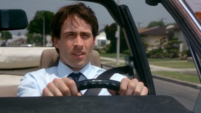 Stealing Harvard: Jason Lee drives car