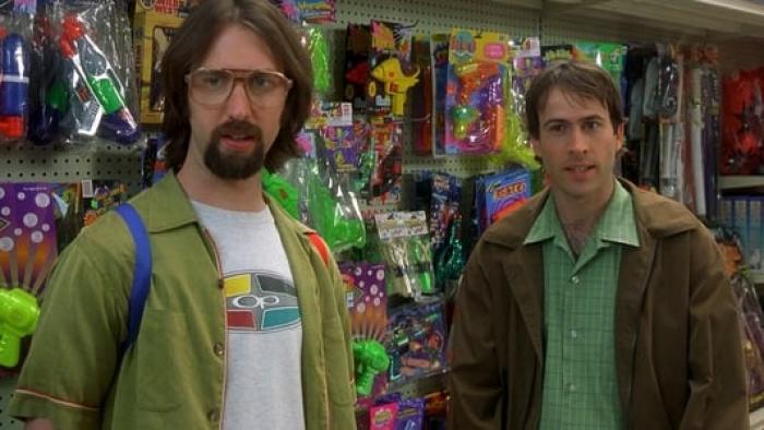 Stealing Harvard: Tom Green and Jason Lee in toy store