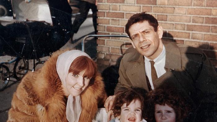 Stiller & Meara: Nothing Is Lost movie: Anne Meara Stiller, Jerry Stiller, and toddlers Ben Stiller and Amy Stiller in an archival image