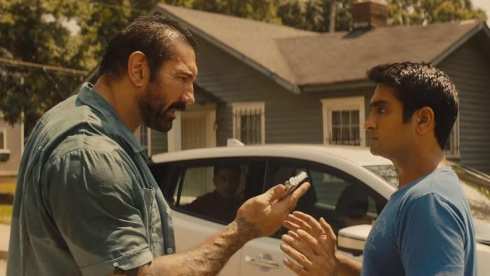 Stuber Movie: Vic and Stu argue