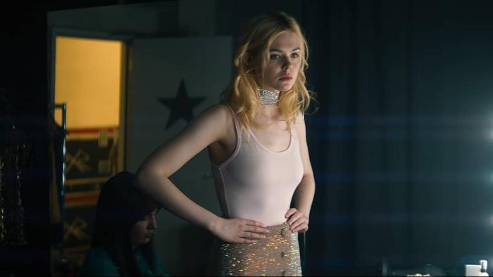 Teen Spirit Movie: Violet dressed up to perform but looking worried