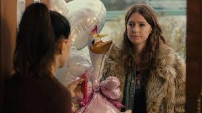 Thank You, I'm Sorry scene 2: A woman brings another balloons