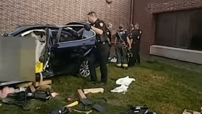 The Crash: Scene of the crash.