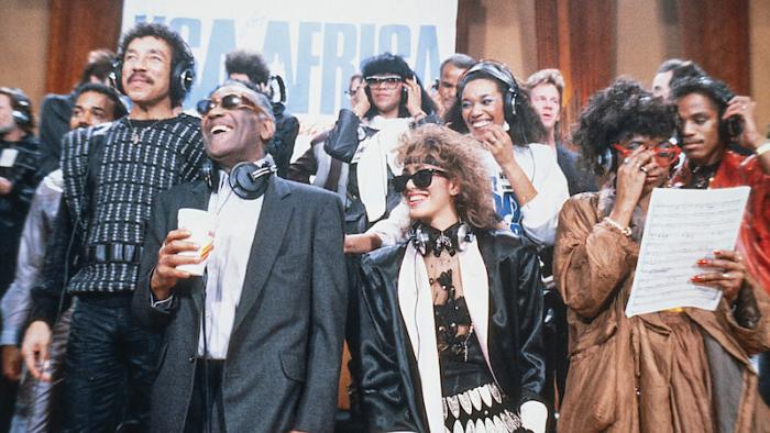  The Greatest Night in Pop: Celebrities gather.