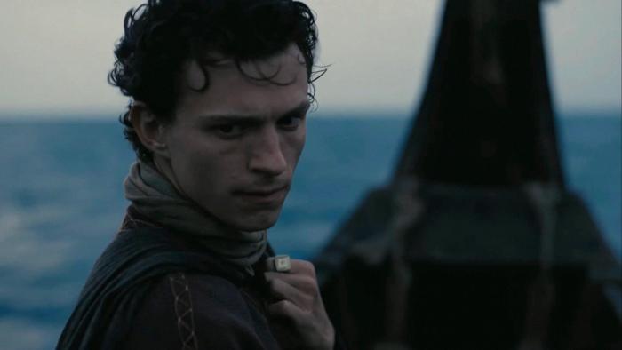 The Odyssey movie: Tom Holland as Telemachus