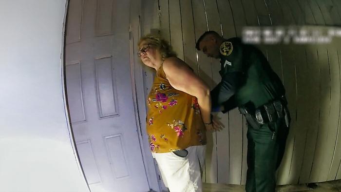 The Perfect Neighbor: A woman is arrested.
