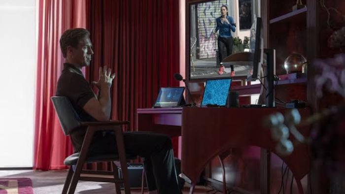 The Runner: Damian Lewis in his lair.