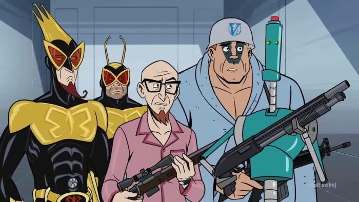 The Venture Bros.: Radiant is the Blood of the Baboon Heart: Rusty leads the way. 