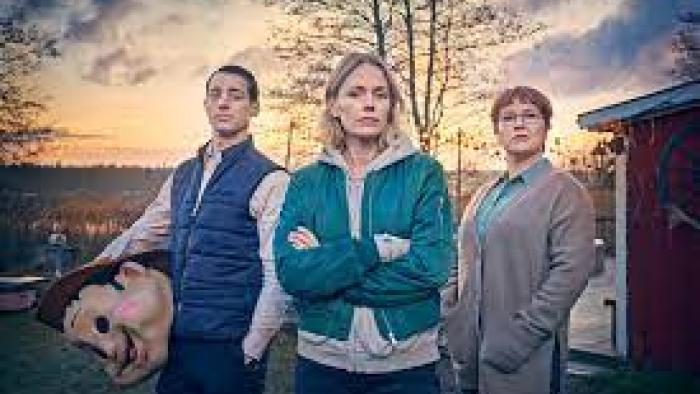 The Conference scene 2: 3 White people in the outdoors
