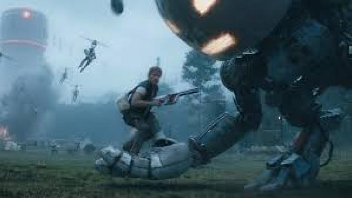 The Electric State: Battle scene