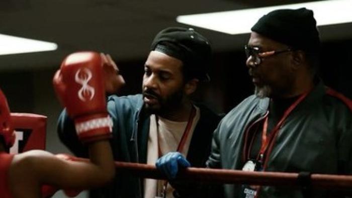 They Fight: André Holland and Wendell Pierce coaching boxing.