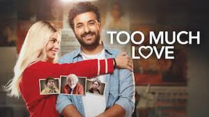 Too Much Love: woman embraces man