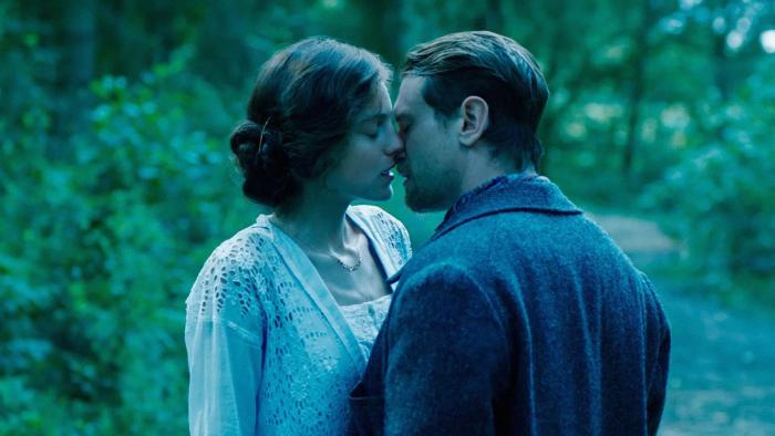 Lady Chatterley's Lover: Emma Corrin and Jack O'Connell share a kiss