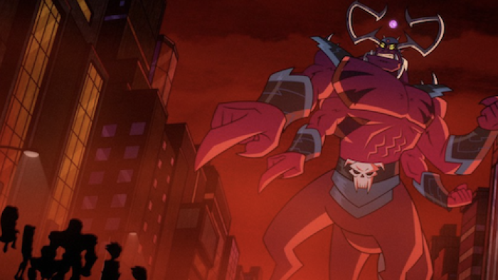 Teen Titans Go! vs Teen Titans Movie: Fighting Hexagon. 