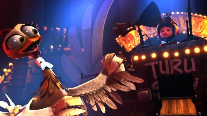 Turu, The Wacky Hen: Turu performs at the circus